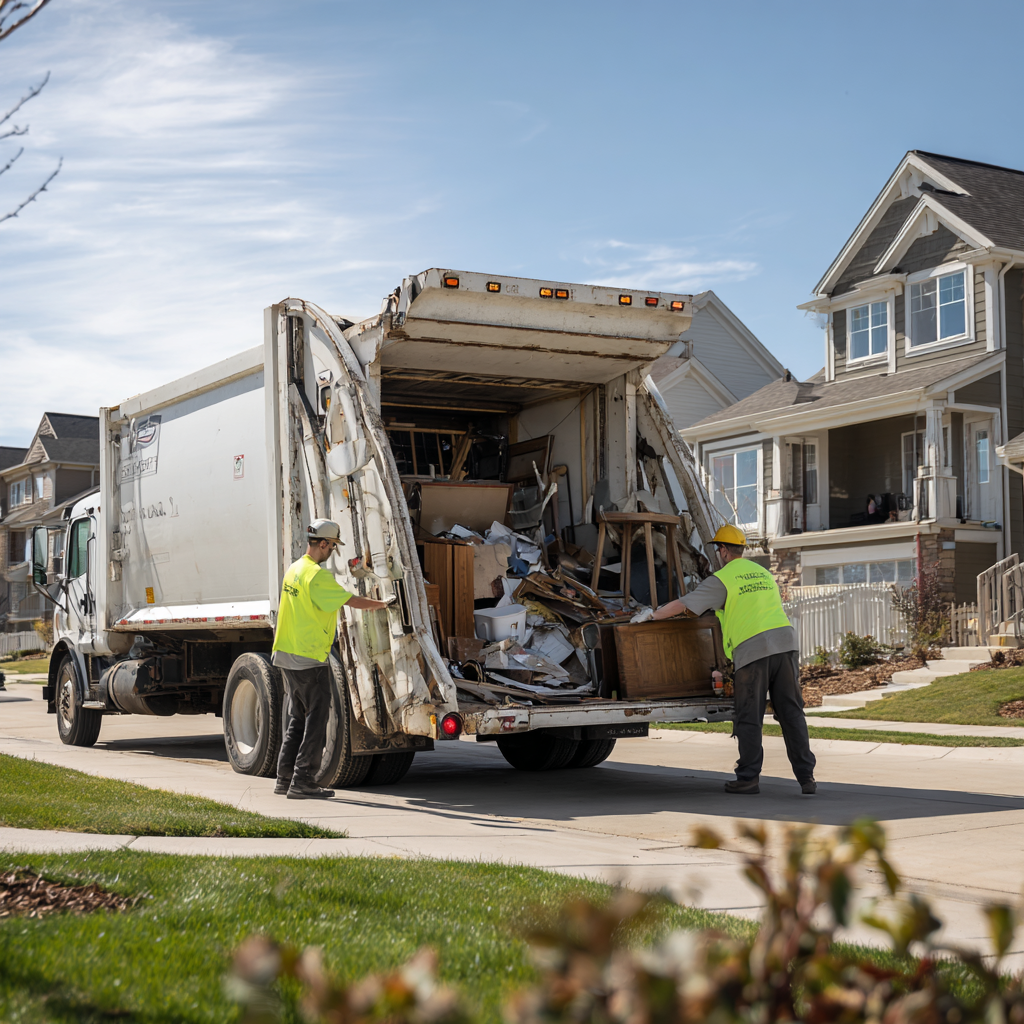 Lincoln Junk Removal Company logo - professional junk removal truck